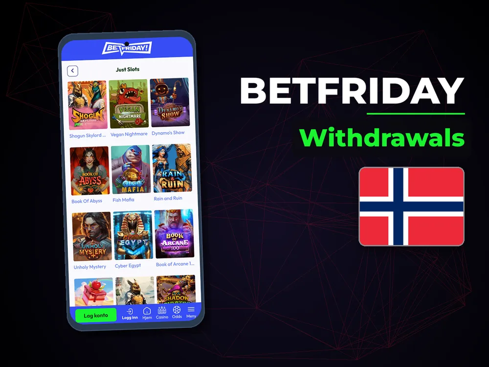 BetFriday - Withdrawals