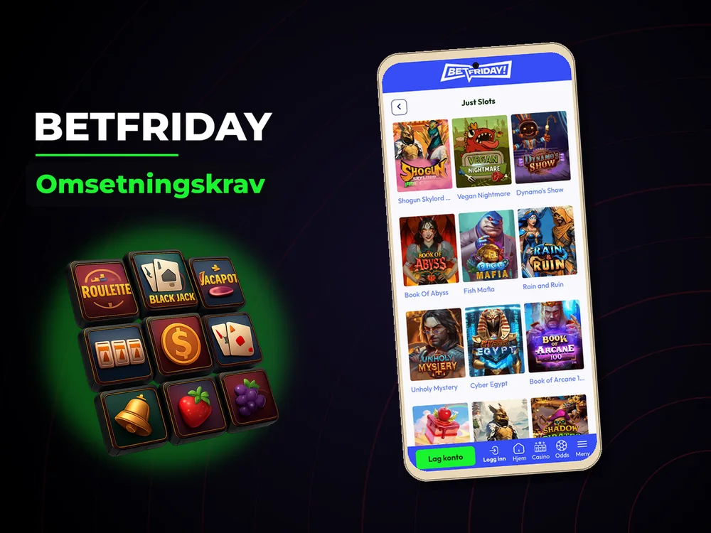 BetFriday - Omsetningskrav