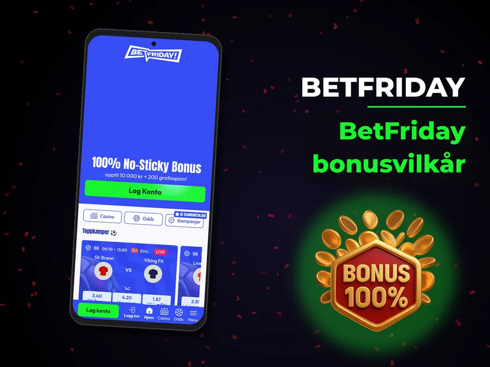 BetFriday - BetFriday bonusvilkår